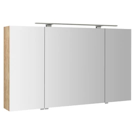 SAPHO MIRRÓ tükrösszekrény LED világítással, 120x70x16cm, alabama tölgy (MC121-0022)