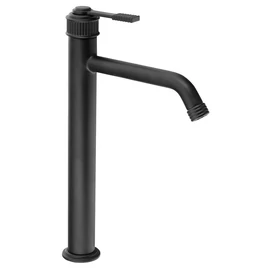 SAPHO VERSI álló magasított mosdócsaptelep, matt fekete (RV007/15)