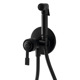 SAPHO VERSI falsík alatti bidézuhany, kézizuhannyal és gégecsővel, matt fekete (RV013/15)