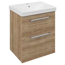 SAPHO THEIA mosdótartó szekrény, 2 fiókkal, 56x70x44cm, alabama tölgy (TH060-2222)