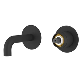 SAPHO ULTRAMIX falbasüllyesztett csaptelep test kifolyócsővel, 10cm, matt fekete (UT110B-1)