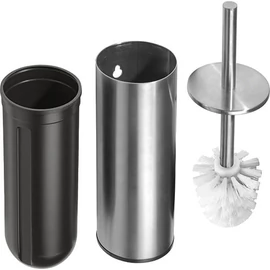 SAPHO BEMETA NEO WC kefetartó álló vagy falra szerelhető, fehér kefe, 95x390x105mm, inox/matt (102313065) (XS302)