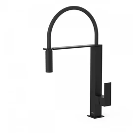 Tres Cuadro-Tres egykaros mosogatócsaptelep matt fekete 00648701NM