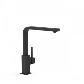 Tres Top-Tres egykaros mosogatócsaptelep 35 x 15 mm-es kifolyóval matt fekete 030496NM