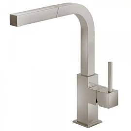 Tres Cuadro-Tres egykaros mosogatócsaptelep acél 50643703 Tres Cuadro-Tres egykaros mosogatócsaptelep acél 50643703