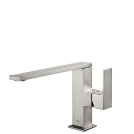 Tres Cuadro Exclusive egykaros mosdócsaptelep 180 mm-es kifolyóval acél 00620501AC Tres Cuadro Exclusive egykaros mosdócsaptelep 180 mm-es kifolyóval acél 00620501AC