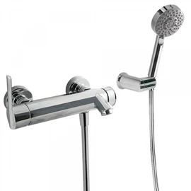 Tres Lex-Tres egykaros fali kádcsaptelep 5 funkciós kézi zuhannyal 181474