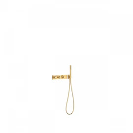 Tres Block-System beépíthető 3 utas termosztátos zuhanyszett matt arany 20735391OM