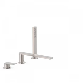 Tres Projekt-Tres kádperembe építhető csaptelep 230 mm-es kifolyóval acél 21116103AC Tres Projekt-Tres kádperembe építhető csaptelep 230 mm-es kifolyóval acél 21116103AC