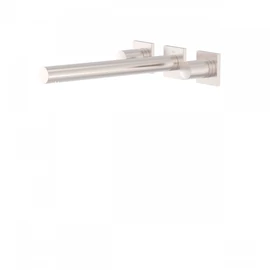 Tres Projekt-Tres két fogantyús fali mosdócsaptelep 247 mm-es egyenes kifolyóval acél 21175301AC Tres Projekt-Tres két fogantyús fali mosdócsaptelep 247 mm-es egyenes kifolyóval acél 21175301AC