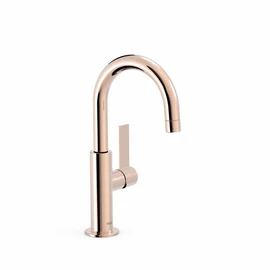 Tres Projekt-Tres egykaros íves mosdócsaptelep S méret leeresztő nélkül rózsa arany 21190401OP Tres Projekt-Tres egykaros íves mosdócsaptelep S méret leeresztő nélkül rózsa arany 21190401OP