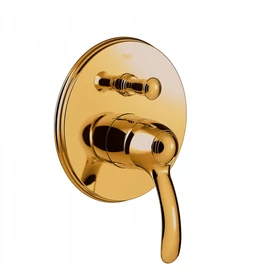 Tres-Clasic egykaros falba építhető 2 utas zuhanycsaptelep arany 24218001OR