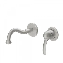 Tres-Clasic egykaros fali mosdócsaptelep 210 mm-es kifolyóval acél 24220001AC Tres-Clasic egykaros fali mosdócsaptelep 210 mm-es kifolyóval acél 24220001AC
