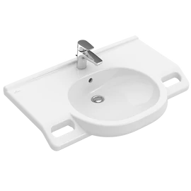 Villeroy & Boch O.novo Vital 80x55 cm mosdó csaplyukkal, túlfolyóval 4120 80 01 (41208001)