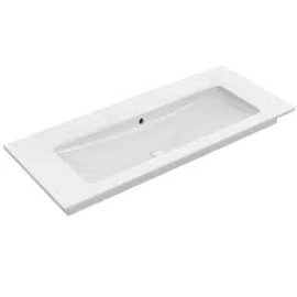 Villeroy & Boch Venticello 120 x 50 cm-es beépíthető mosdó csaplyuk nélkül Stone White CeramicPlus felülettel - 4104CJRW