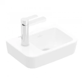 Villeroy & Boch O.Novo 36 x 25 cm-es kézmosó csaplyuk a bal oldalon túlfolyó nélkül - 43423701