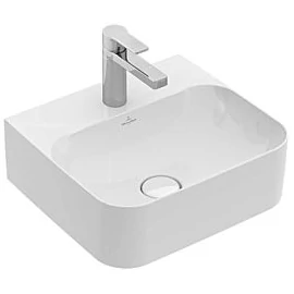Villeroy & Boch Finion 43 x 39 cm-es kézmosó CeramicPlus felülettel túlfolyó nélkül - 436443R1 Villeroy & Boch Finion 43 x 39 cm-es kézmosó CeramicPlus felülettel túlfolyó nélkül - 436443R1
