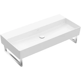 Villeroy & Boch Memento 2.0 100 x 47 cm-es mosdó csaplyuk és túlfolyó nélkül CeramicPlus felülettel - 4A22A3R1 Villeroy & Boch Memento 2.0 100 x 47 cm-es mosdó csaplyuk és túlfolyó nélkül CeramicPlus felülettel - 4A22A3R1