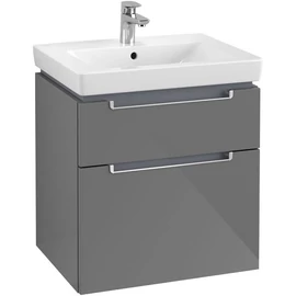 Villeroy & Boch Subway 2.0 fürdőszobai alsószekrény 2 fiókos glossy grey A90900FP Villeroy & Boch Subway 2.0 fürdőszobai alsószekrény 2 fiókos glossy grey A90900FP