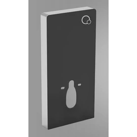 Wellis Corsica Black falsík előtti WC tartály fali wc-hez, fekete WF00073