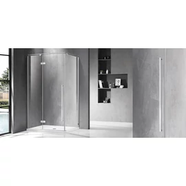 Wellis Sorrento Plus 100 1 nyílóajtós szögletes zuhanykabin Balos - Easy Clean bevonattal WC00501