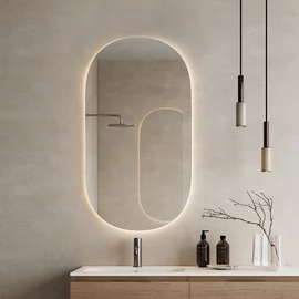 MARMY MOON tükör 50x100 (LED 6000K, körbe hangulatvilágítás) 90 11 88 50 10 01