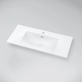 Marmy CRYSTAL 100x46 cm beépíthető öntött márvány mosdó 80 7720 10 11 10