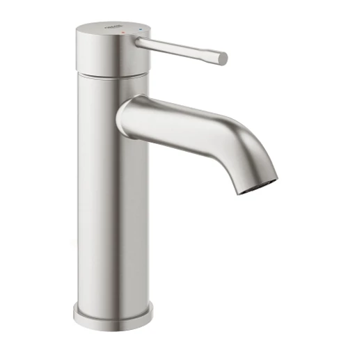 Grohe Essence New egykaros mosdócsaptelep leeresztő nélkül, S méret, supersteel 23590DC1