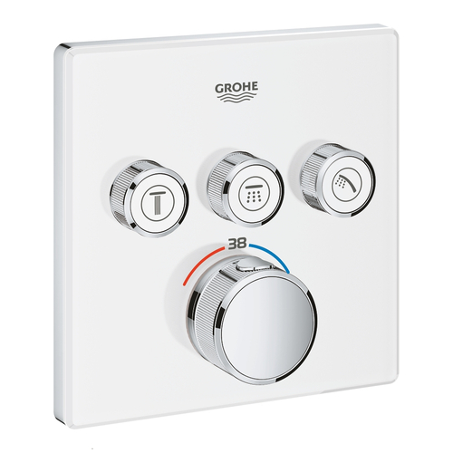 GROHE Grohtherm SmartControl termosztátos színkészlet, fehér üveg 29157LS0