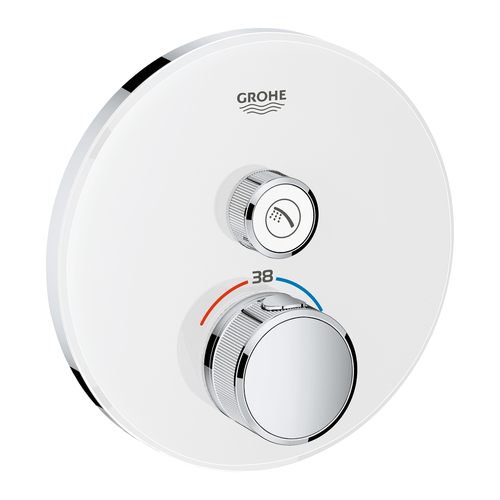 GROHE Grohtherm SmartControl termosztátos színkészlet, fehér üveg 29150LS0