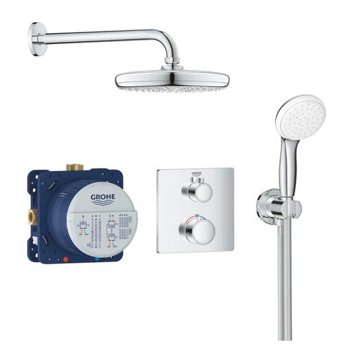 Grohe Grohtherm Smartcontrol Tempesta 210 falsík alatti termosztátos zuhanyszett 34729000