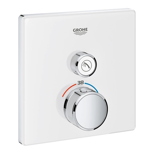 GROHE Grohtherm SmartControl termosztátos színkészlet, fehér üveg 29153LS0