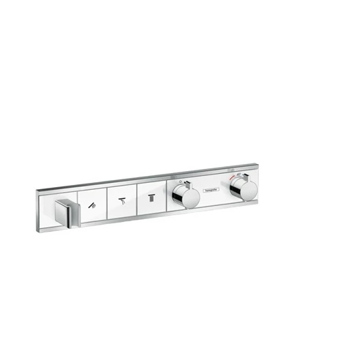 Hansgrohe RainSelect zuhanycsaptelep színkészlet 3 fogyasztóhoz, fehér/króm 15356400