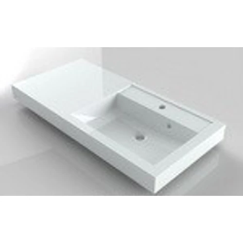 Riho Bologna 100x48 cm medence a jobb oldalon öntött márványmosdó W014003005