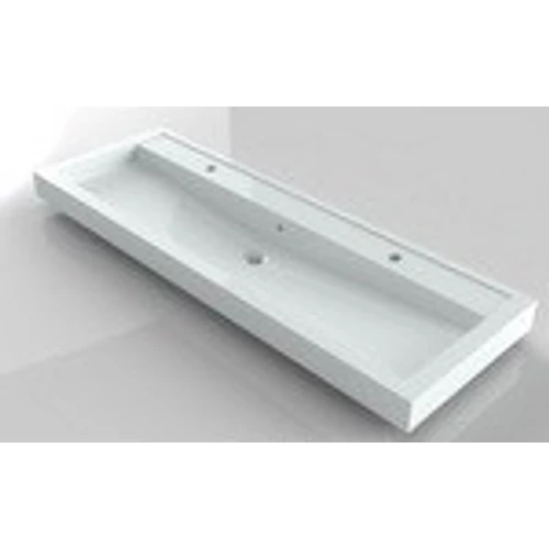 Riho Bologna 140x48 cm 1 medence 2 csaplyuk öntött márványmosdó W014012005