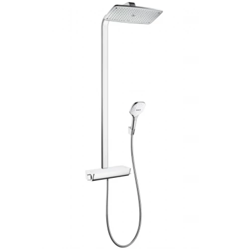 Hansgrohe Raindance Select E 360 1jet Showerpipe Ecosmart fehér 27286400