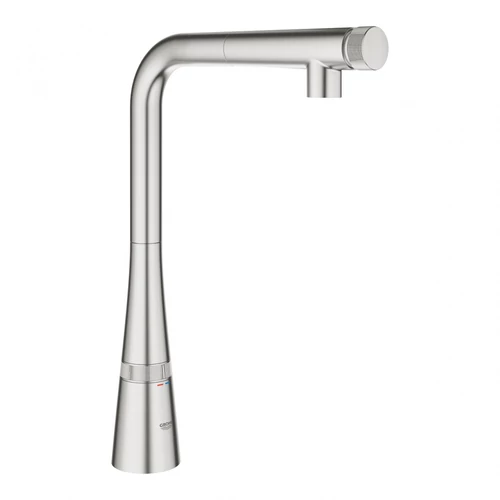 Grohe Zedra SmartControl mosogató csaptelep, supersteel 31593DC2