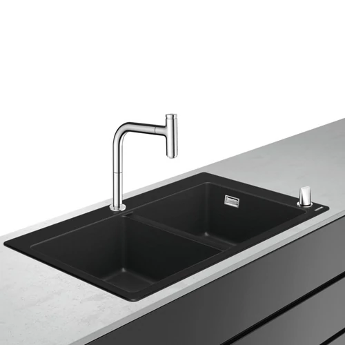 Hansgrohe C51-F770-10 mosogató és csaptelep kombináció 370/370 szett 43221000