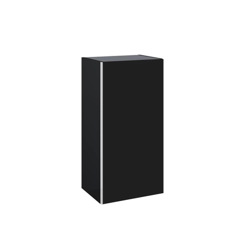 AREZZO design MONTEREY 40 cm-es felsőszekrény (31,6 cm mély)1 ajtóval Matt Fekete színben AR-168290