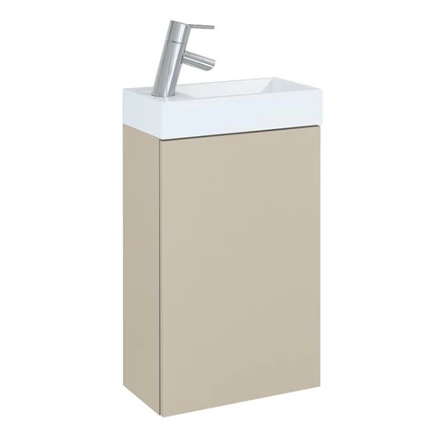 AREZZO design MINI 40 1 ajtós matt beige (alsószekrény + mosdó) AR-168995