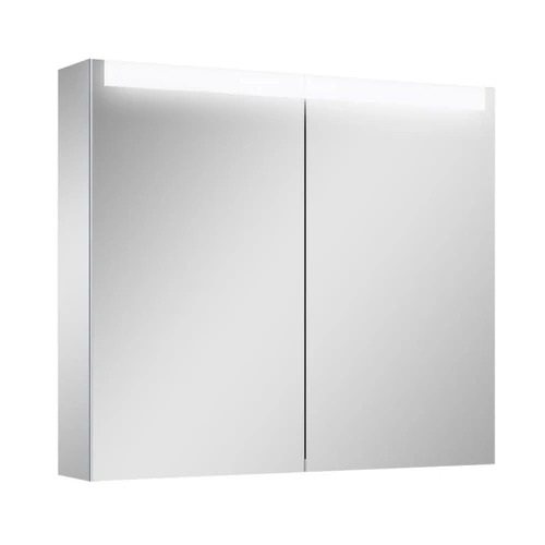 AREZZO design Tükrös szekrény 80, 2 ajtó + TECHNOBOX + LED PANEL AR-168925
