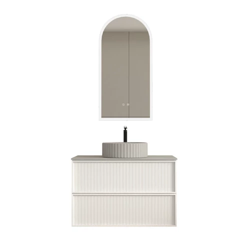 AREZZO design SAVONA 80 cm-es alsószekrény 2 fiók, matt fehér AR-8132780MW