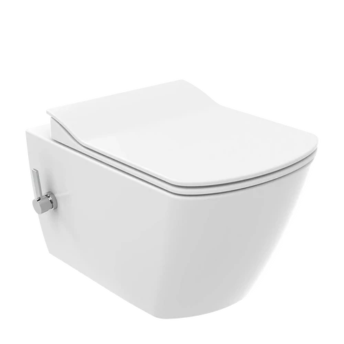 Creavit ELEGANT Rimless bidés fali WC csappal - HC EG321-34CB00E-0012