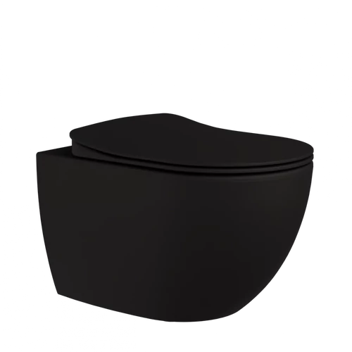 Creavit FREE Rimless WC - matt fekete FE322-11SM00E-0000