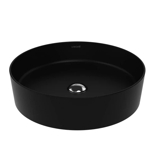 Creavit LOOP Mosdó 45 cm - matt fekete LP145-00SM00E-0000