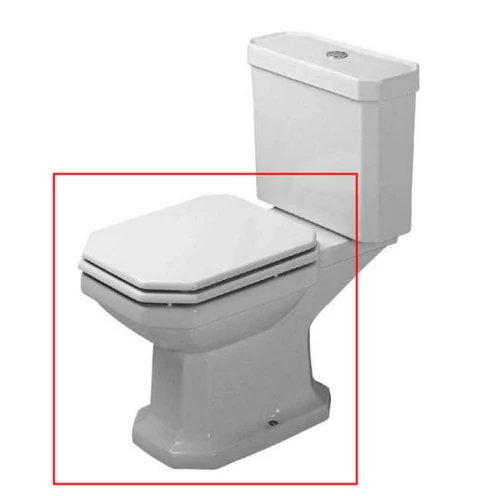 Duravit 1930 alsó kifolyású monoblokkos wc, tartály nélkül 0227010000