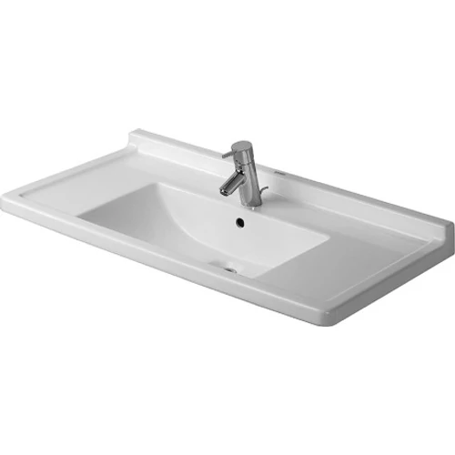 Duravit Starck 3 85x48,5 cm mosdó, három csaplyukkal 0304800030