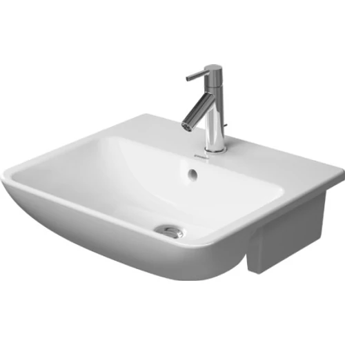 Duravit ME by Starck 55x45,5 cm félig beépíthető mosdó 0378550000