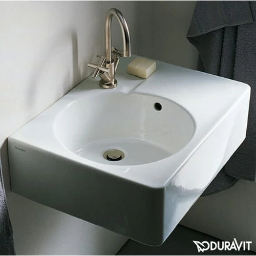 Duravit Scola univerzális 61,5x46 cm mosdó csaplyukkal balos medence 0684600011