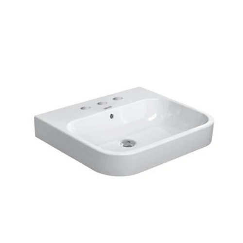 Duravit Happy D.2 60x50,5 cm bútorral aláépíthető mosdó csiszolt három csaplyukkal 2318600025